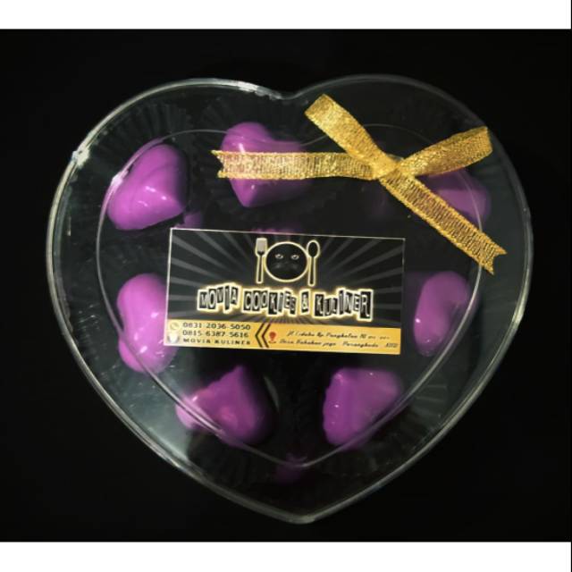 

Coklat Love ungu / coklat toples