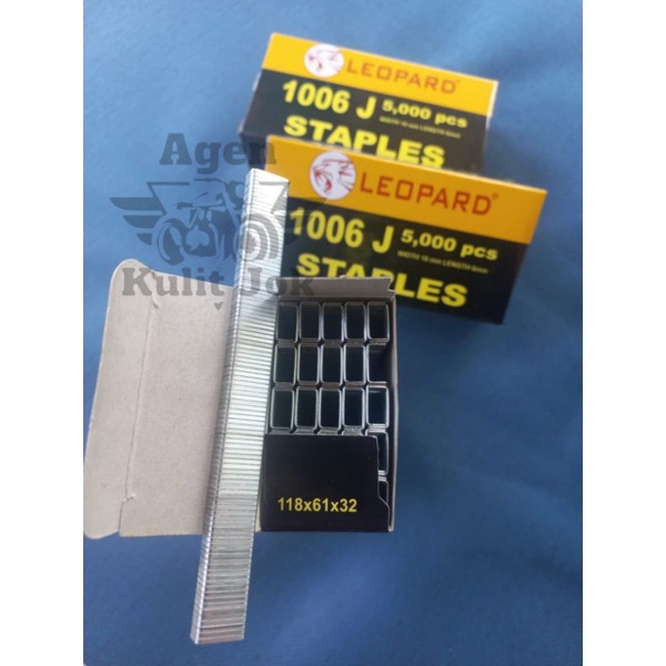 isi STAPLES ANGIN/KOMPRESOR jok sepeda motor/leopard