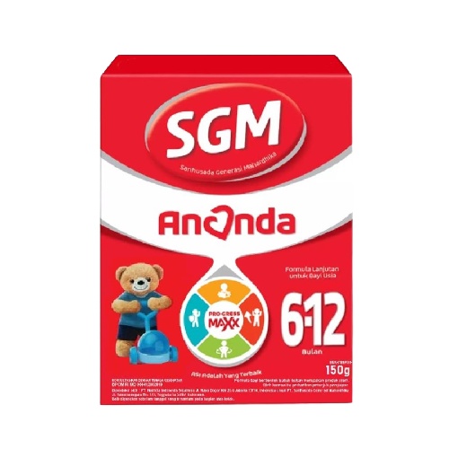 SUSU SGM ANANDA 6-12 BULAN 150 GR