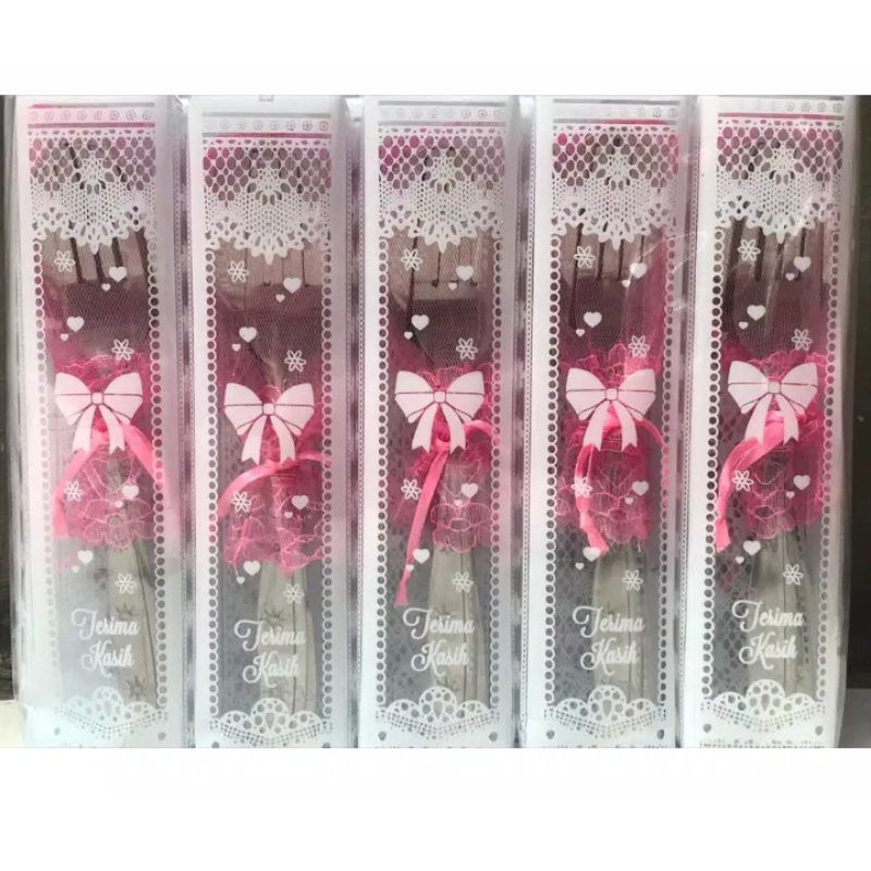 Souvenir sendok garpu kemas mika