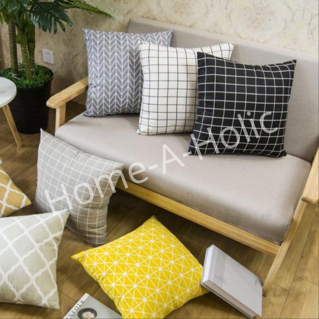 Bantal Sofa Ukuran  40x40  Isi  Silikon Tebal Empuk Termurah 