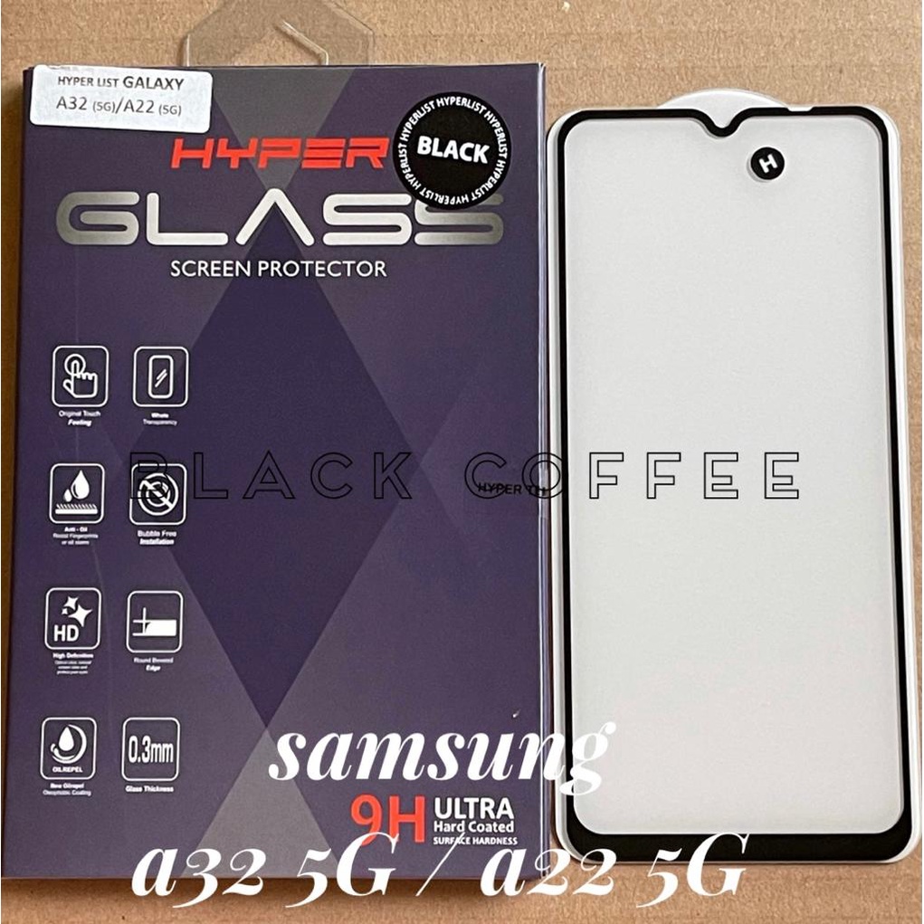 FULL HYPER Tempered glass SAMSUNG A24 / A14 (4G&amp;5G) / A13 (4G&amp;5G) / A12 / A22 (4G&amp;5G) / A11 / A04 / A04s / A04e / A03 / A03s / A03 Core / A02S / A02