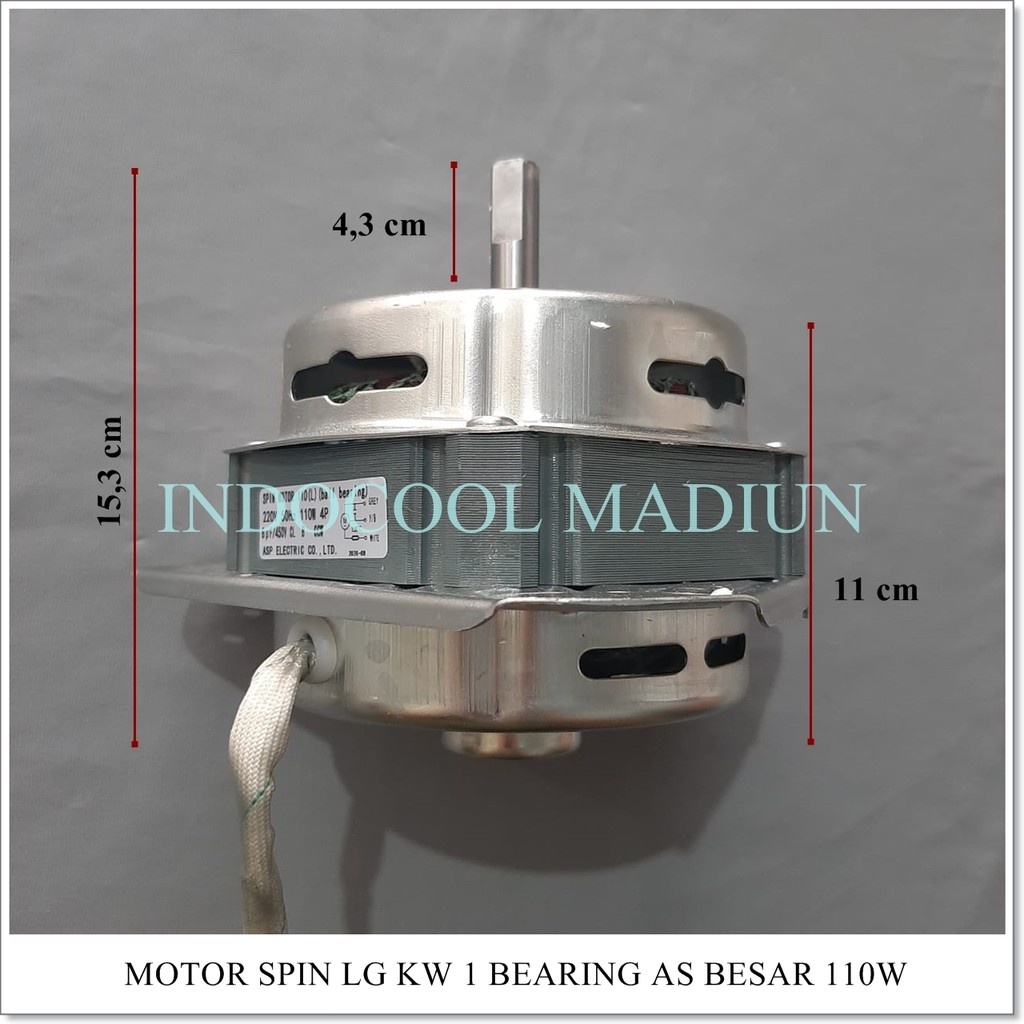 Motor Spin / Dinamo Pengering Mesin Cuci As Besar (12mm)