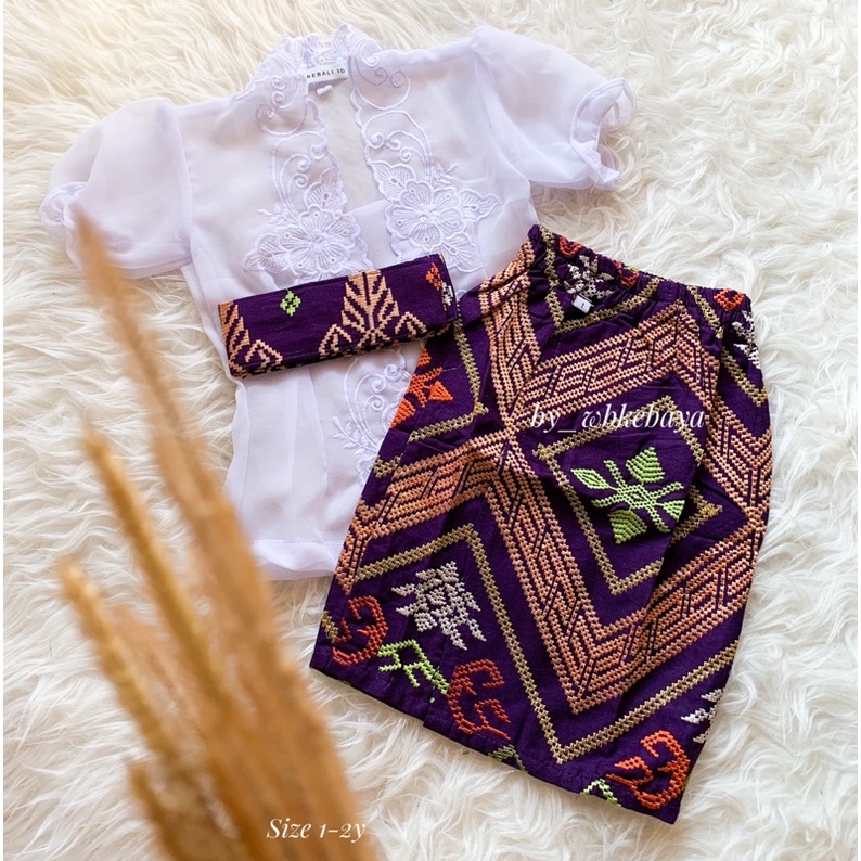 Jual Set Kebaya Anak (kebaya + Kamen + Obi) Indonesia|Shopee Indonesia