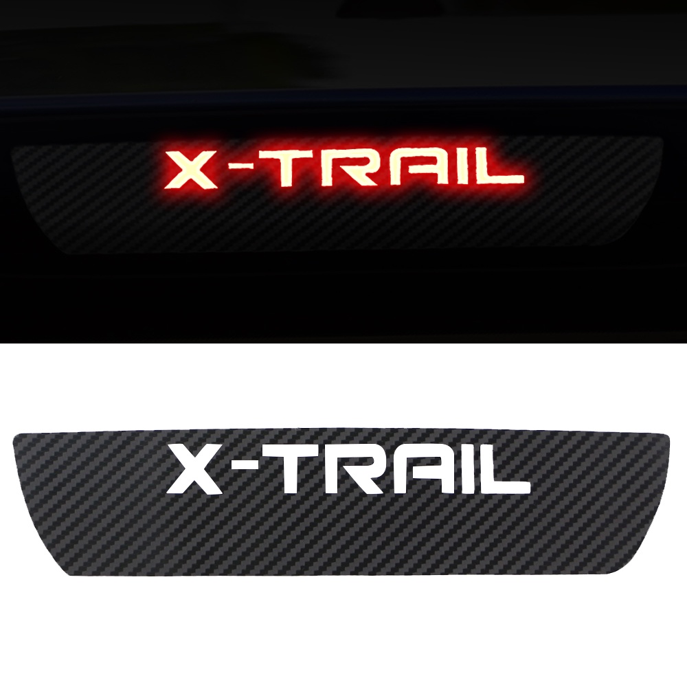 Stiker Lampu Rem Mobil Bahan Serat Karbon Untuk Nissan X-Trail Xtrail T32 2014-2020