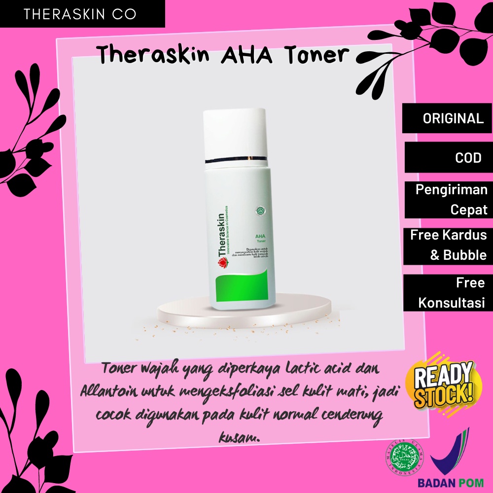 THERASKIN AHA TONER BPOM ORIGINAL - TONER FLEK THERASKIN ASLI BPOM