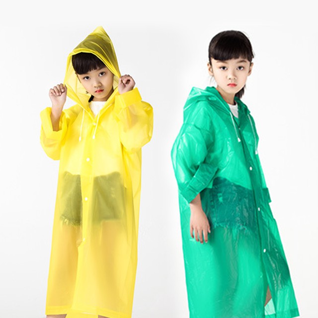 99K Jas Hujan Plastik Terusan Anak Lightweight Raincoat