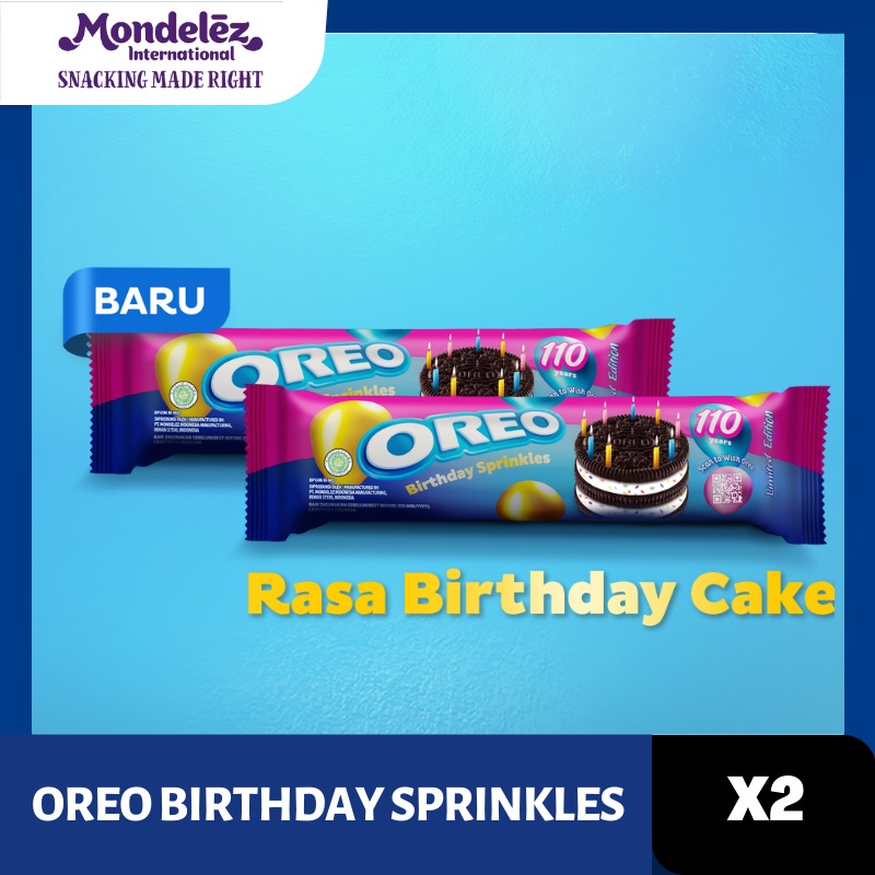 Oreo Biskuit Birthday Sprinkles 2x123,5 gr
