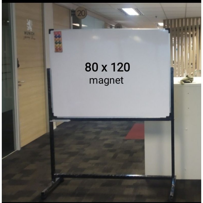 whiteboard standing 80 x 120 magnetik