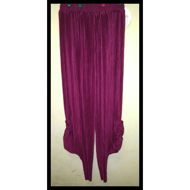  celana plisket cubit  celana  panjang celana  polos celana  