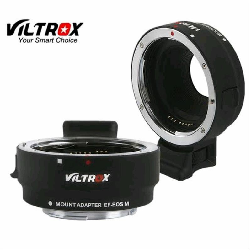 VILTROX Adapter Lens AF for Canon Mirrorless EF/EF-S Camera EOS-M/M2/M3/M10/M5 Kamera Adaptor Lensa 