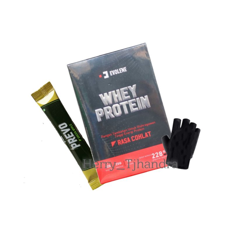 EVOLENE Whey Protein EVOWHEY | isi 6 sachet BPOM &amp; HALAL