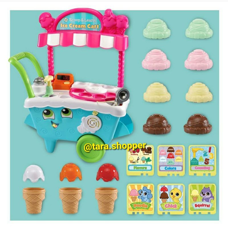 Leapfrog scoop and learn ice cream cart