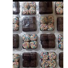 

KUE BOLA2 COKLAT / RHUMBALL MESES COKLAT / RAINBOW