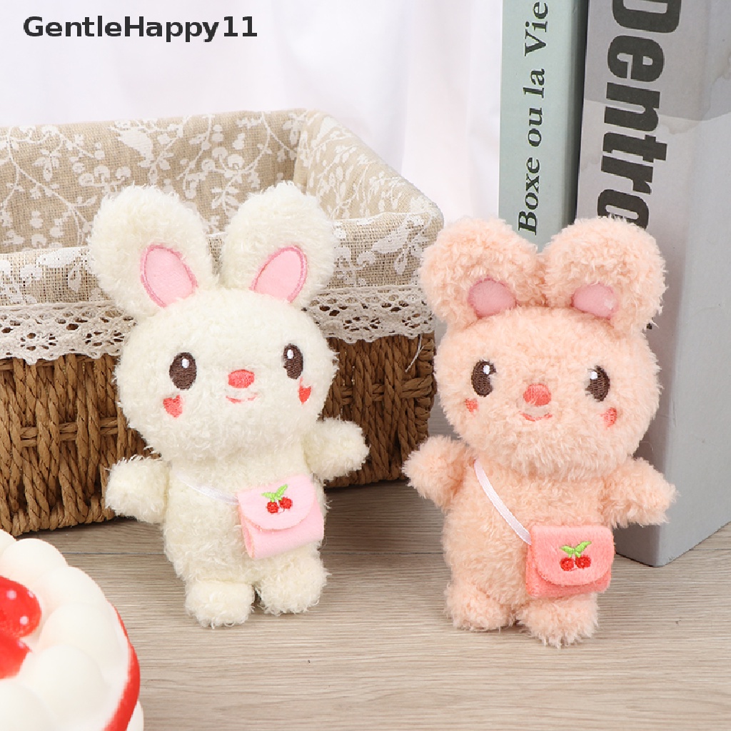 Gentlehappy Gantungan Kunci Boneka Kelinci Bahan Plush Ukuran 13CM