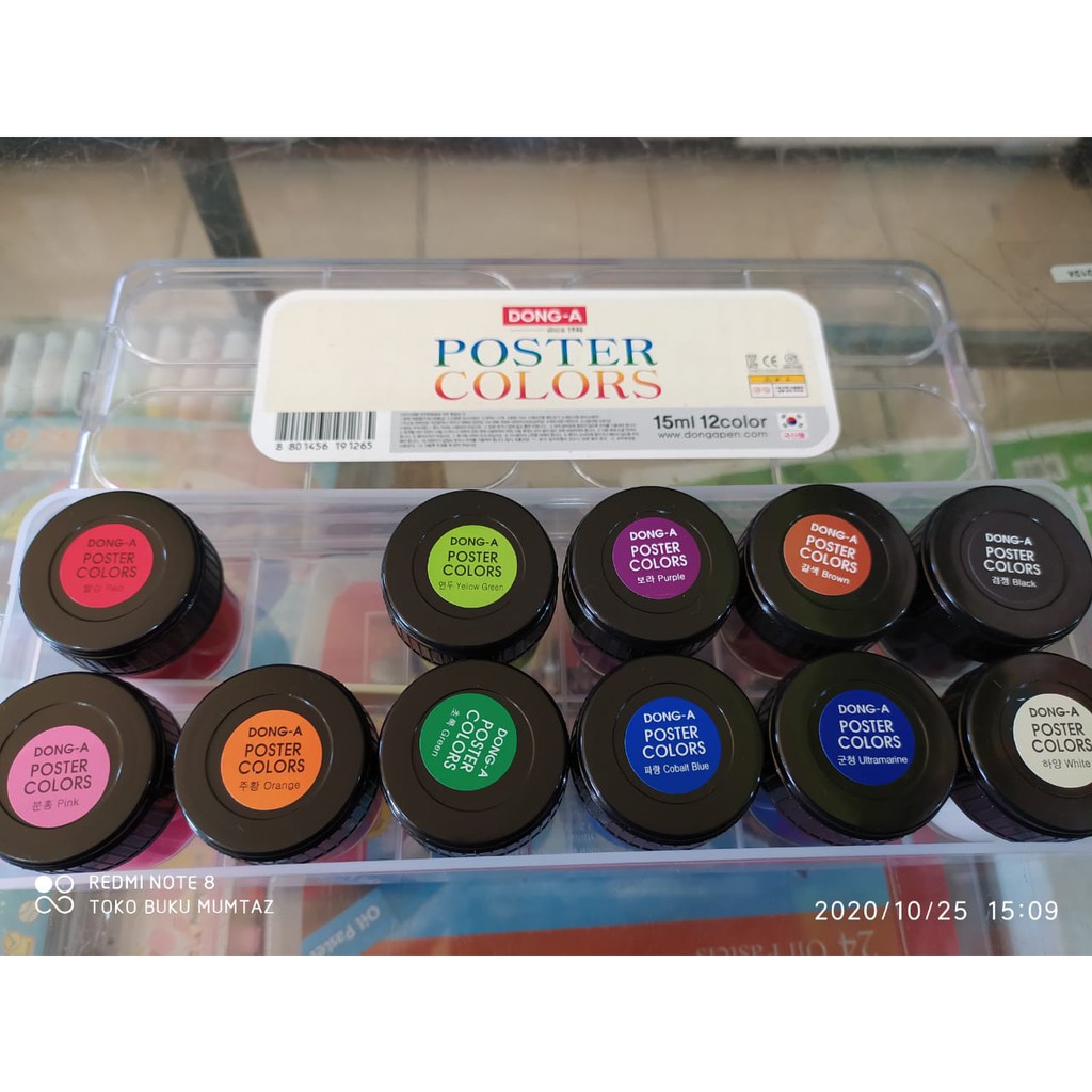 

(ECER) Poster Colors Dong A Berbagai Warna / Cat Poster