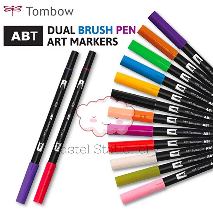 

Tombow Dual Brush Pen ABT - Art Markers Tombow Pastel Bright Mild Colors