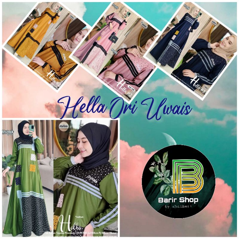 [Ready stok] Hella1 hella 2+ Inaya+ Donatelo + Delova maxy ori uwais (ready stok)