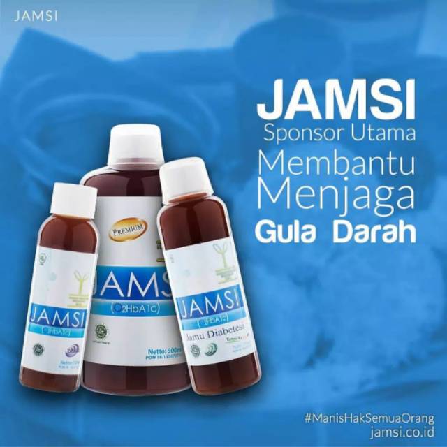 JAMSI Jamu Diabetes Menurunkan Kadar Gula - HERBAL ALAMI JAMSI 500ml ORIGINAL ASLI