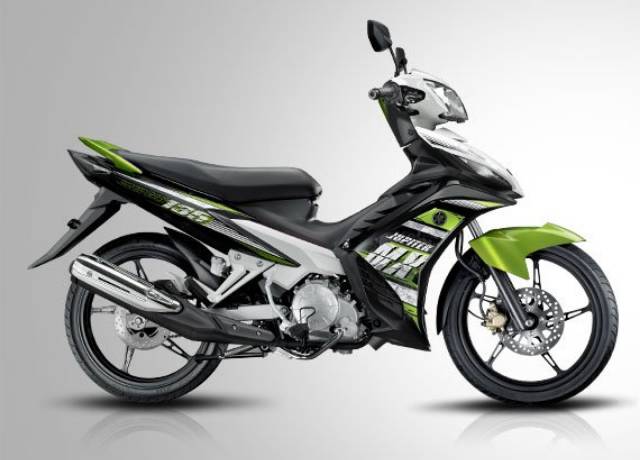 stiker striping motor yamaha Jupiter  mx new 135 2013 hijau