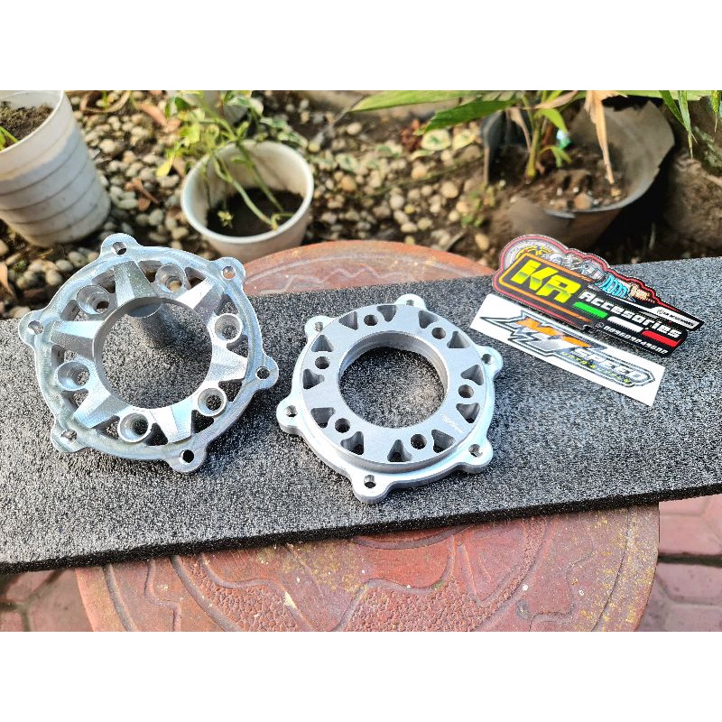 Adaptor plendes cakram depan dtracker klx cnc pnp tromol depan megapro tiger tirev cnc m1speed