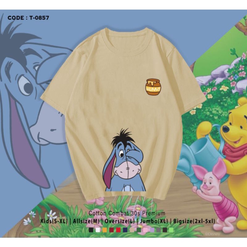 KAOS EYOR POOH/T-SHIRT KATUN EYOR POOH