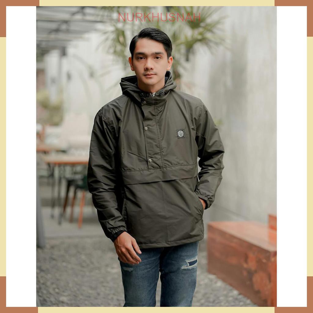 ORI CAGOULE POLOS SALVIO HEXIA ORIGINAL JAKET PARASUT JAKET PRIA JAKET KANTONG DORAEMON