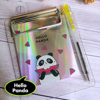 

Set Mini Notes / Buku Memo Kecil dengan Papan Jalan + Penggaris + Pen