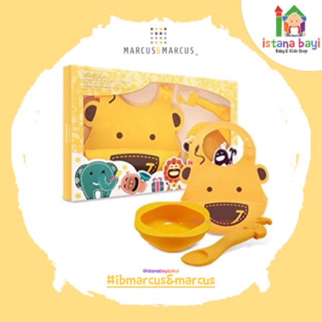 Marcus&amp;Marcus Baby Feeding Set - Set perlengkapan makan anak