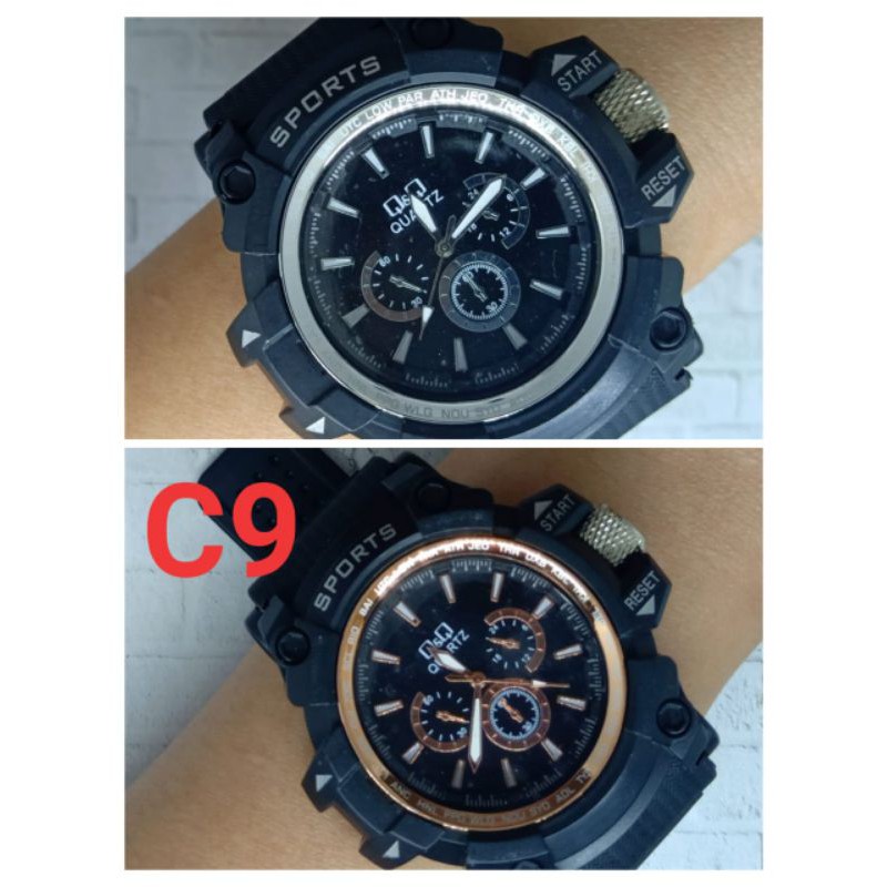 COD Jam Tangan Sporty Pria Q&amp;Q Analog