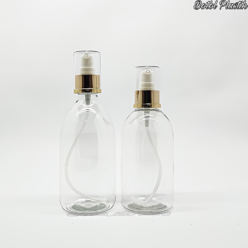 Botol Pump OIL Treatment 300ml Scarlett 250ml Apel Bening Kosong Botol 300Ml 250ml Pump OIL Varian B