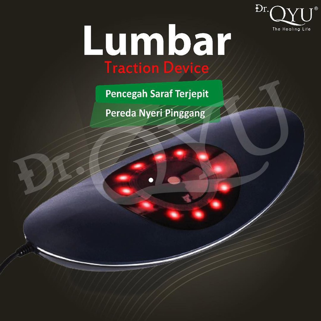 Lumbar Traction Device Bantal Sakit Pinggang terapi saraf kejepit / Low Back Pain / original