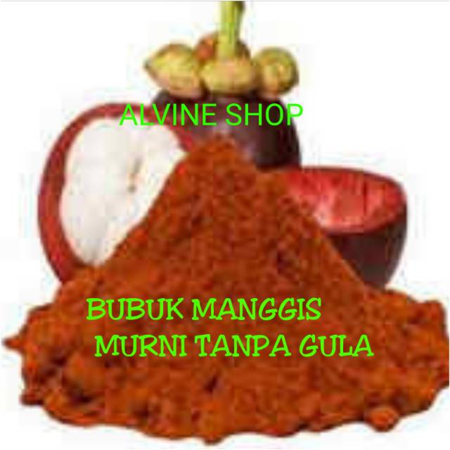 

Bubuk/Serbuk Kulit Manggis Murni Tanpa Gula 100Gr