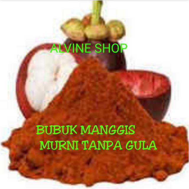 Bubuk/Serbuk Kulit Manggis Murni Tanpa Gula 500Gr