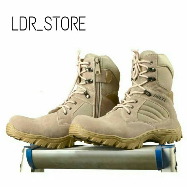 Sepatu delta tactical tinggi boots PDL PDH SATPAM LINMAS TNI POLRI