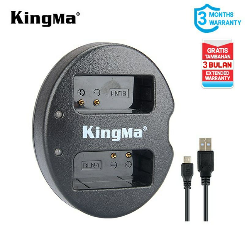 Charger KINGMA BLN-1 / BLN1 for Olympus OM-D E-M1 E-M5 E-M5ii E-P5