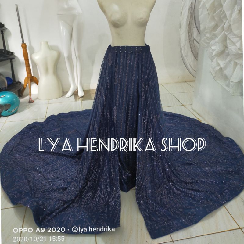 Rok pengantin duyung+ekor candy