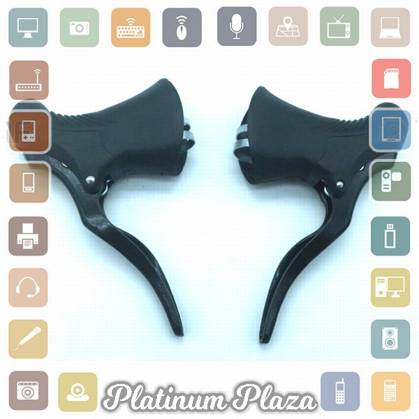 Handle Rem Sepeda Aluminium 22.2 - 23.8mm - Black`CGI0V0-