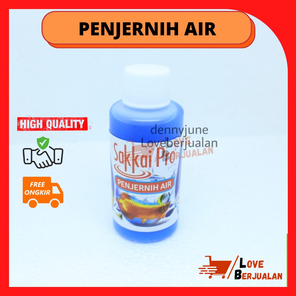 YUKARI SAKKAI PRO PENJERNIH AIR Aquarium 100 ml 100ml obat ikan