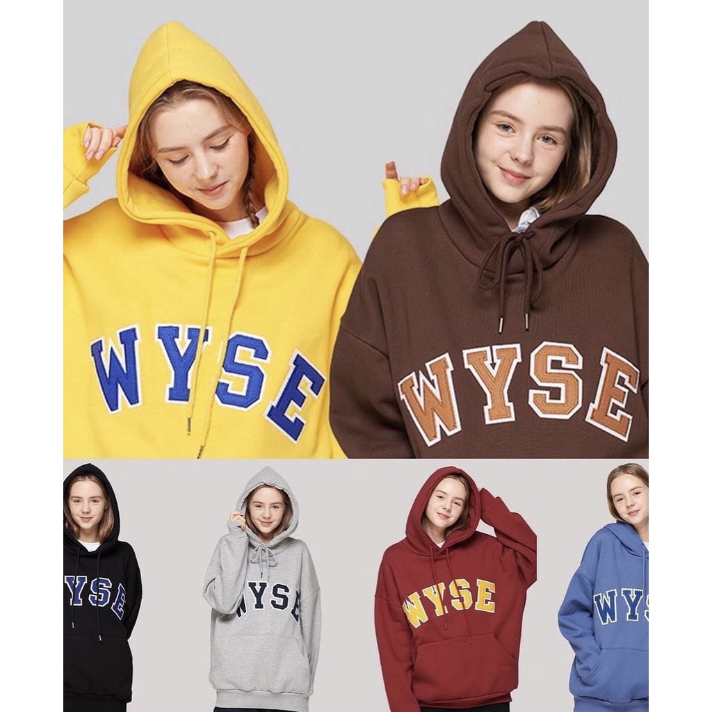 SWEATER HOODIE WYSE FULLBORDIR&amp;FULLTAG MIRROR ORIGINAL JAKET PREMIUM - BANYAK VARIASI WARNA BEST SELLER