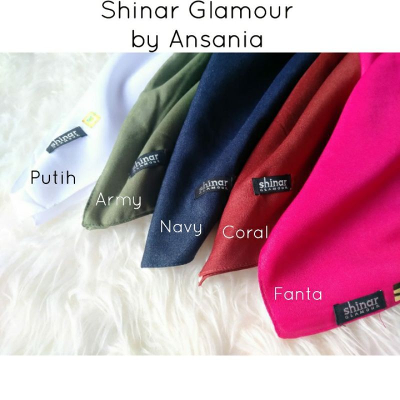 SHINAR GLAMOUR Ansania Part 1 Square | Hijab Luxury Sinar Glowing Segi Empat