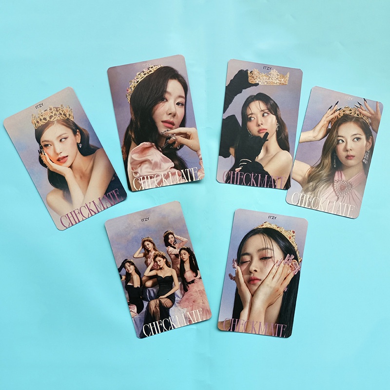 6pcs / set Kartu Pos LOMO Photocards CHECKMATE