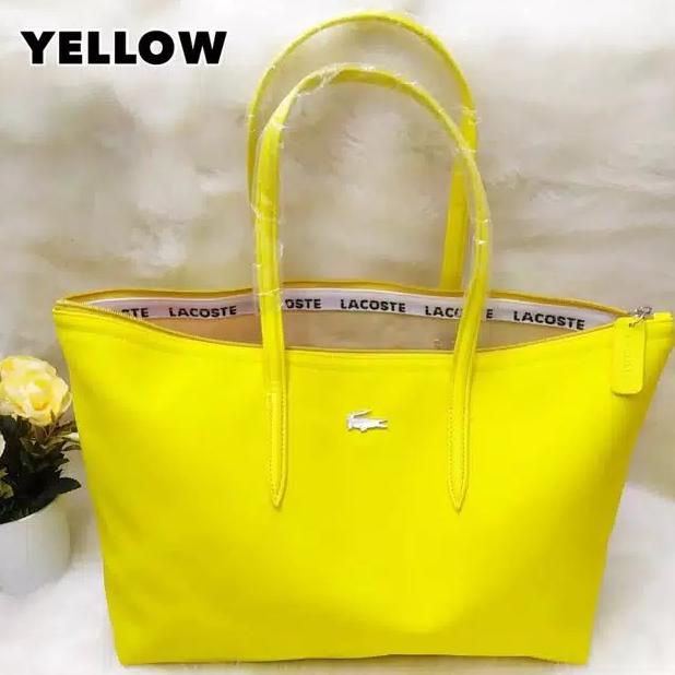 Tas Murah Tas Wanita Branded Lacoste Tote Polos/ Tote Bag Lacoste