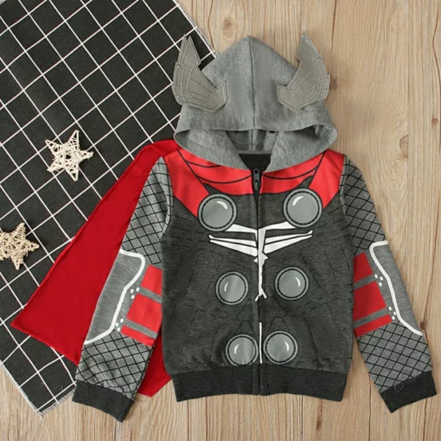 Thor jacket Iron Man jacket Captain America jacket Boy Superhero Jaket