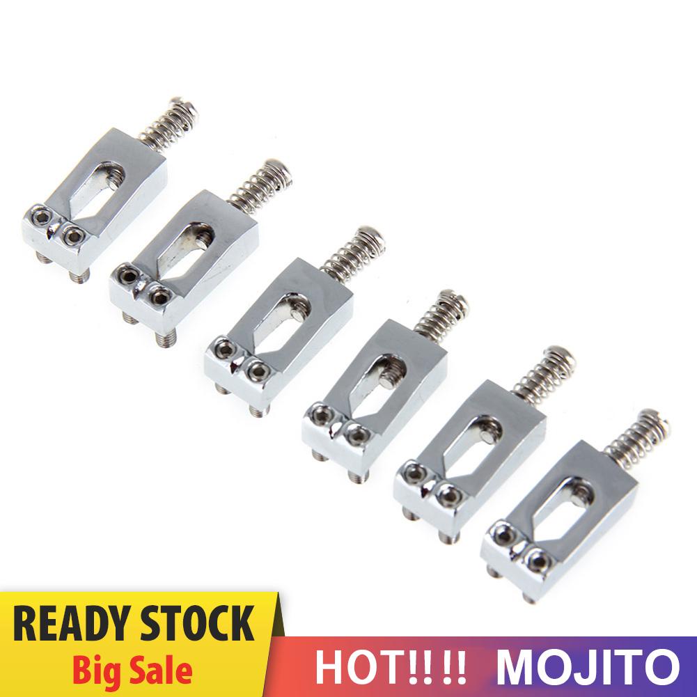 6pcs Saddle Bridge Tremolo Fixed Dengan Kunci Pas Untuk Gitar Elektrik Strat