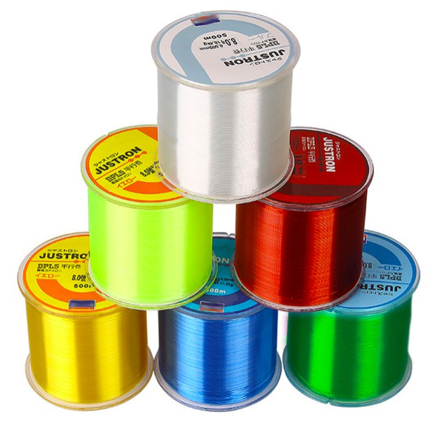 SENAR PANCING NYLON 500m SENAR WARNA WARNI