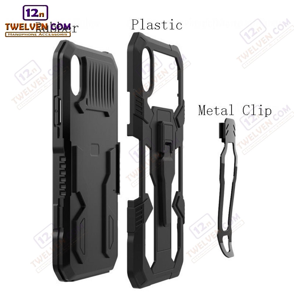 Case Shockproof Samsung M01 / M01 Core / M02 / M11 / M12 / M21 / M22 / M32 / M51 - Armor Hardcase Stand Clip