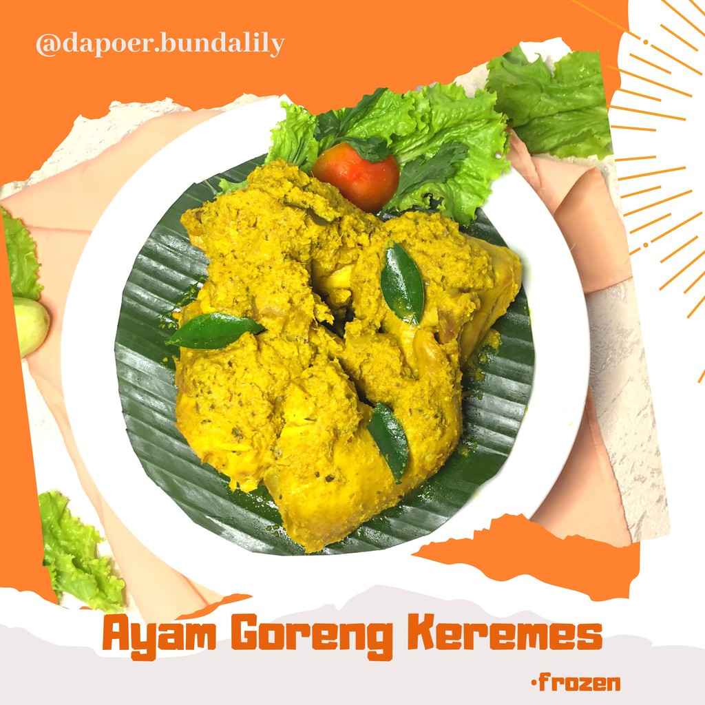 

AYAM UNGKEP GORENG KREMES PLUS SAMBEL (FROZEN)