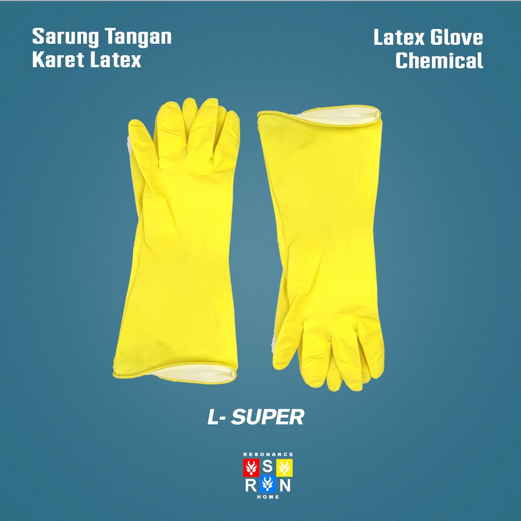 Sarung Tangan Latex Karet / Latex Hand Gloves Sarung Tangan Tukang Resonance Home