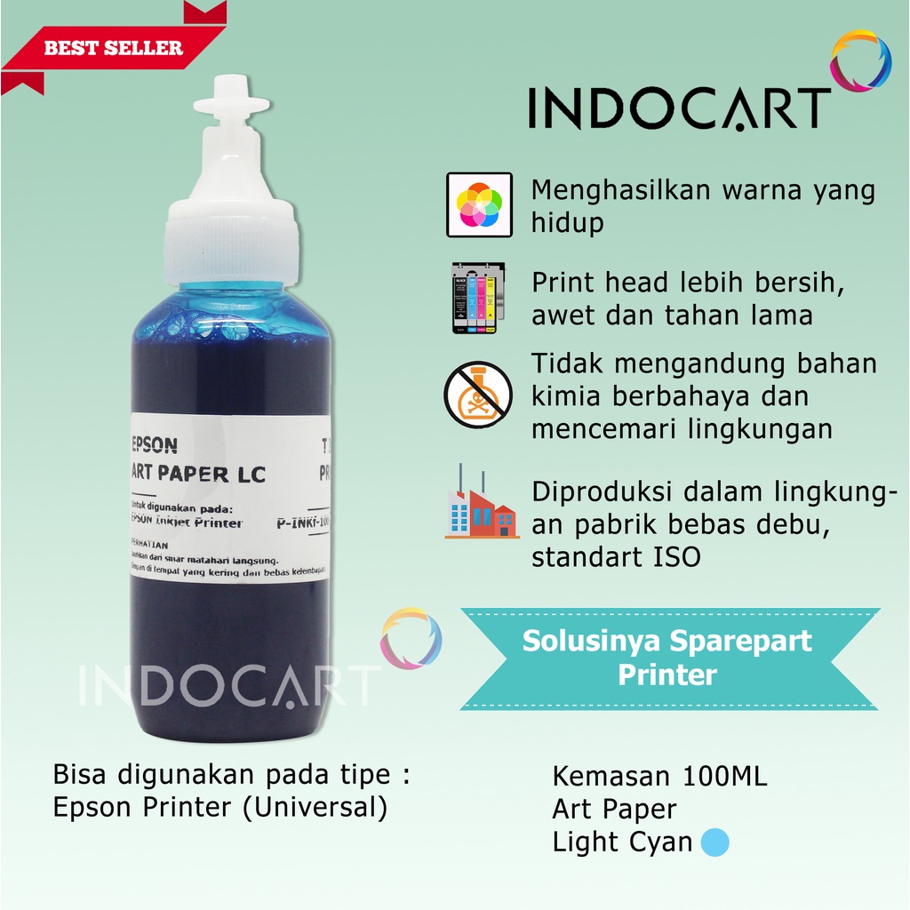 IndoCart Tinta Premium Printer Epson-Sublim Sublimation Ink-100ml